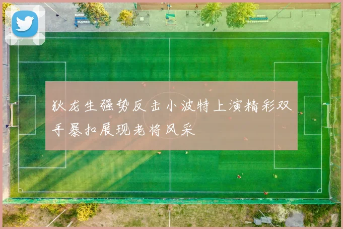 狄龙生强势反击小波特上演精彩双手暴扣展现老将风采